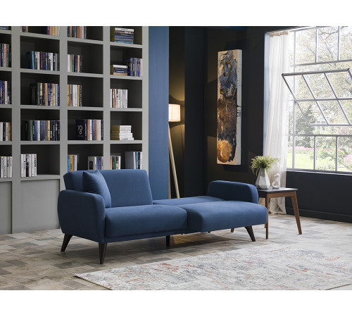 Трехместный Диван-кровать Flexy Флекси (синий)